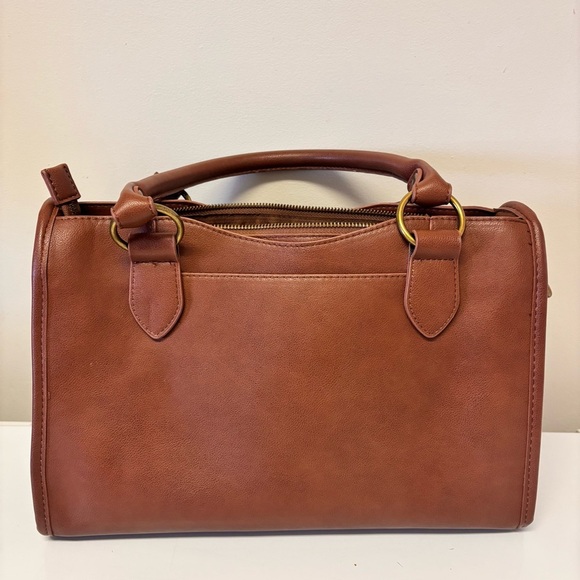 Frye & Co. Faux Leather Satchel Crossbody Bag Women - Picture 2 of 15